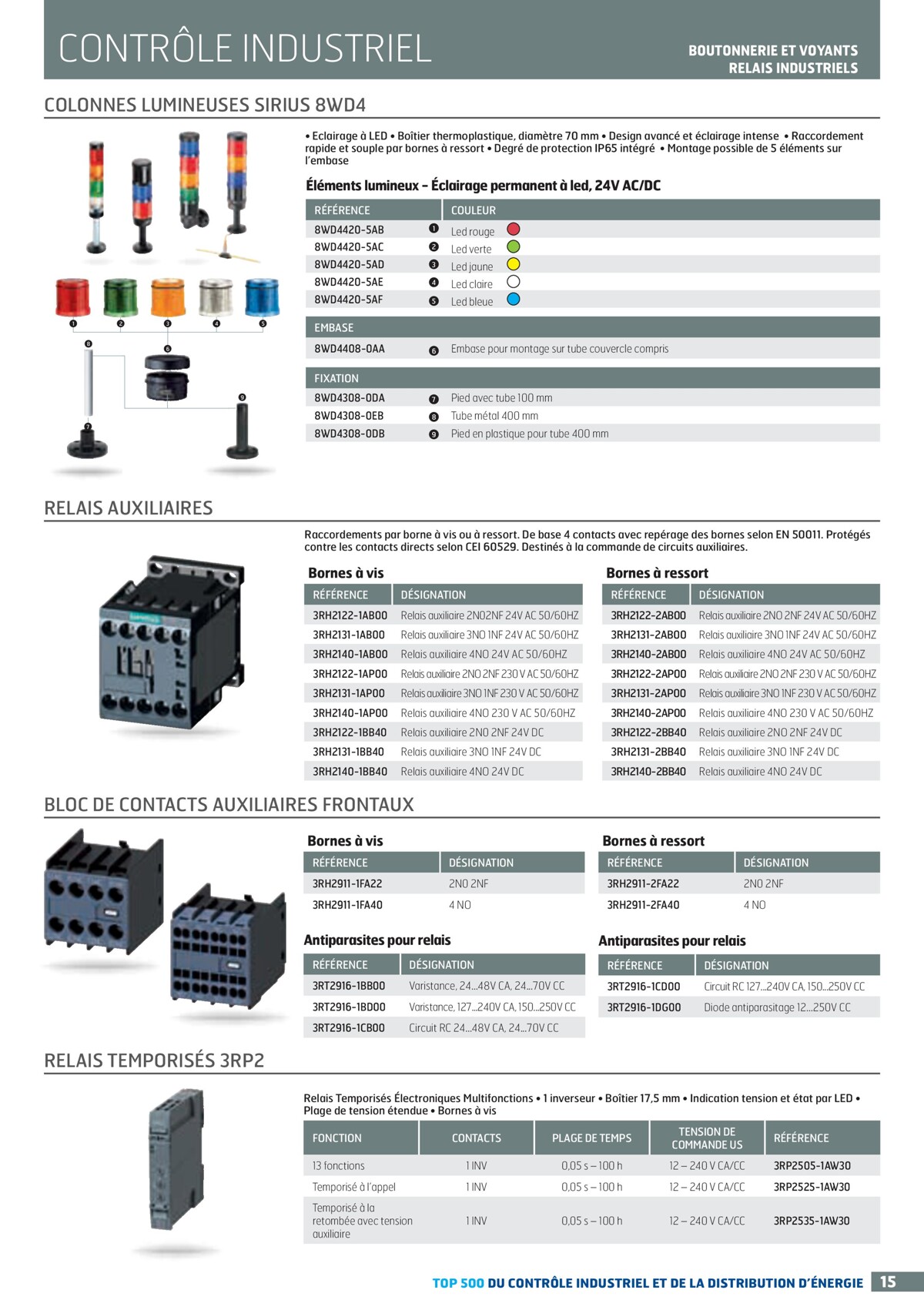 Catalogue TOP 500 siemens - Rexel, page 00015