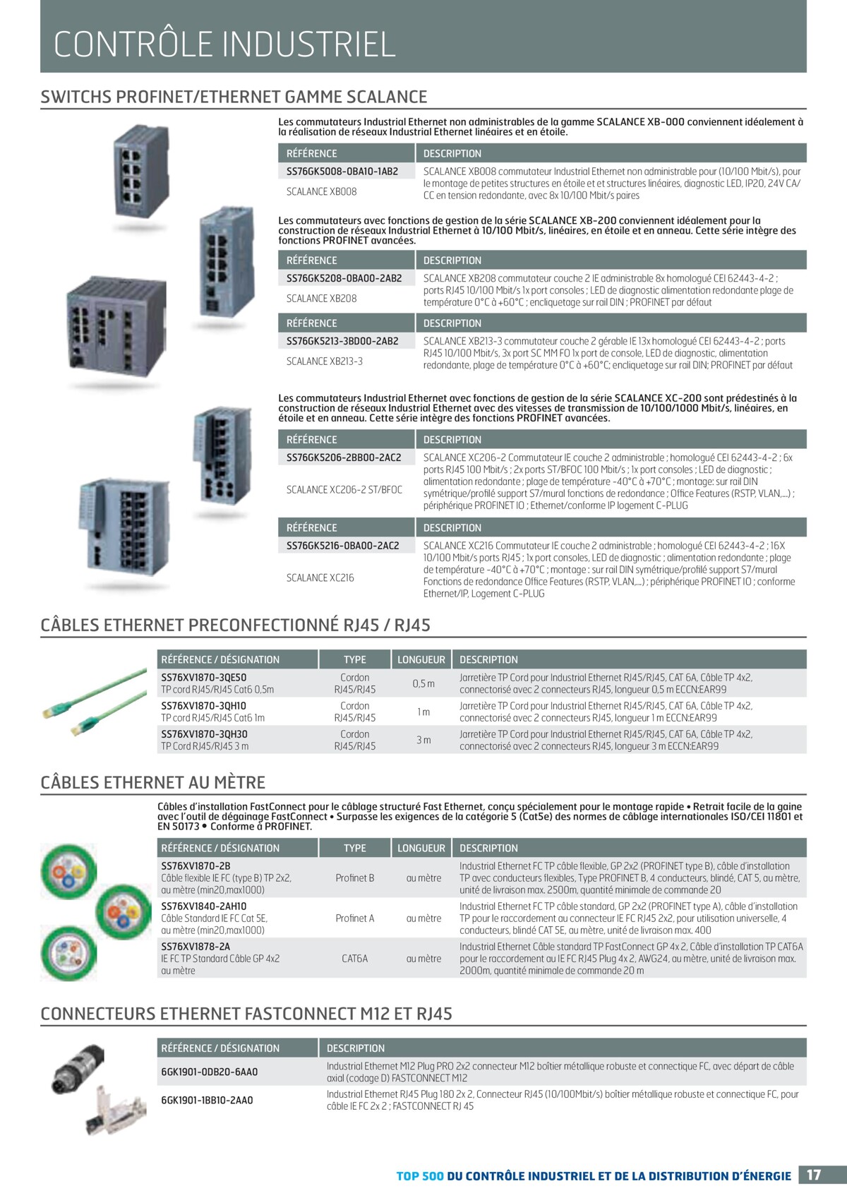 Catalogue TOP 500 siemens - Rexel, page 00017