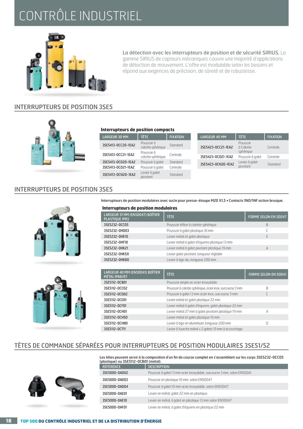 Catalogue TOP 500 siemens - Rexel, page 00018