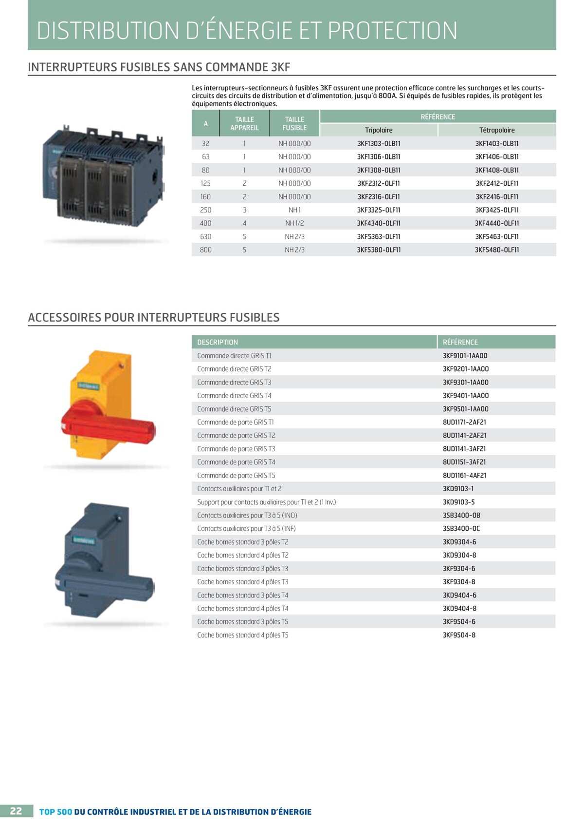 Catalogue TOP 500 siemens - Rexel, page 00022