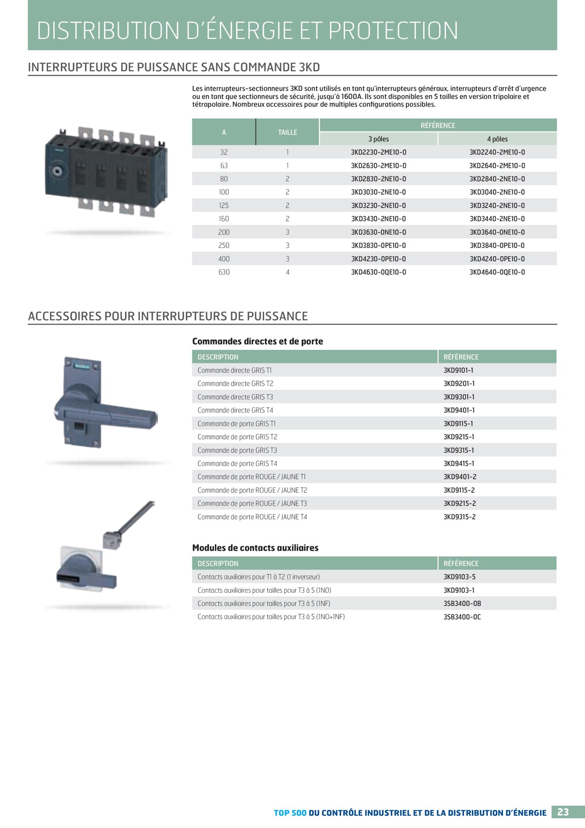 Catalogue TOP 500 siemens - Rexel, page 00023