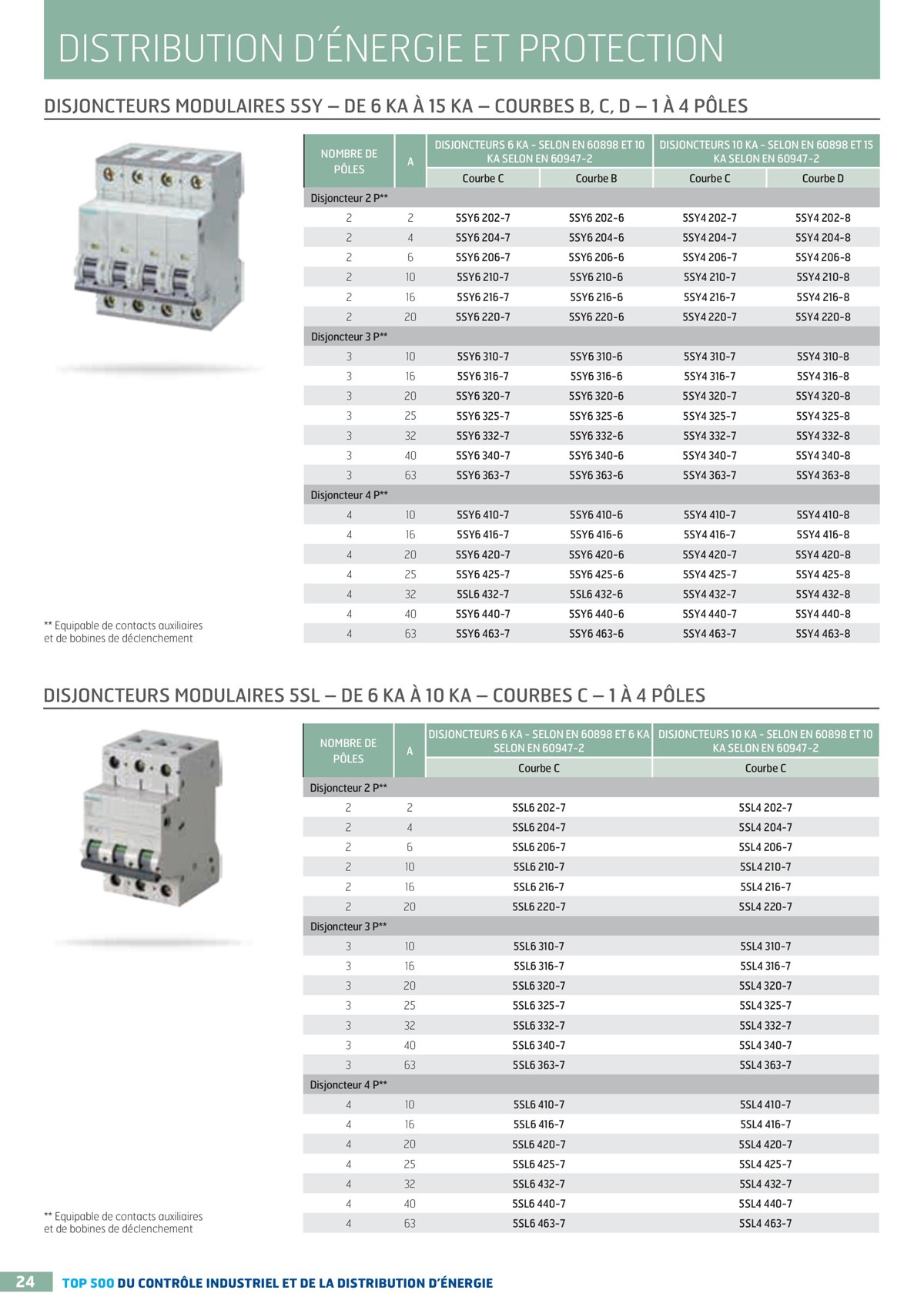 Catalogue TOP 500 siemens - Rexel, page 00024