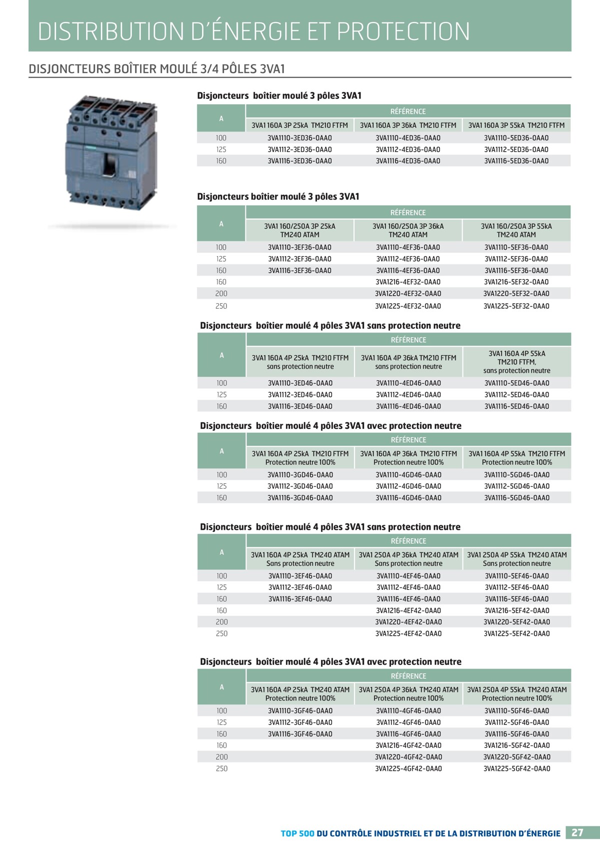 Catalogue TOP 500 siemens - Rexel, page 00027