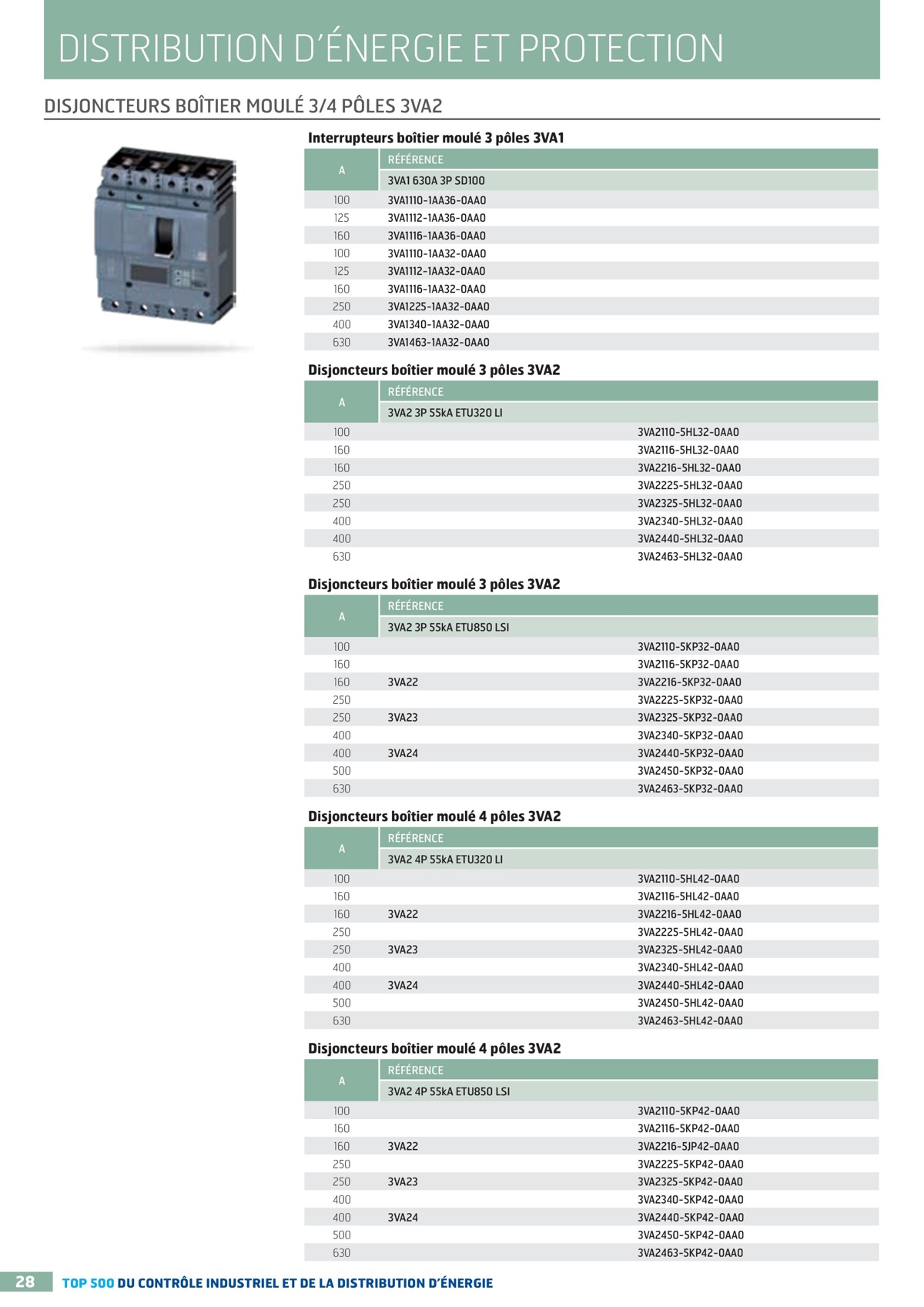 Catalogue TOP 500 siemens - Rexel, page 00028