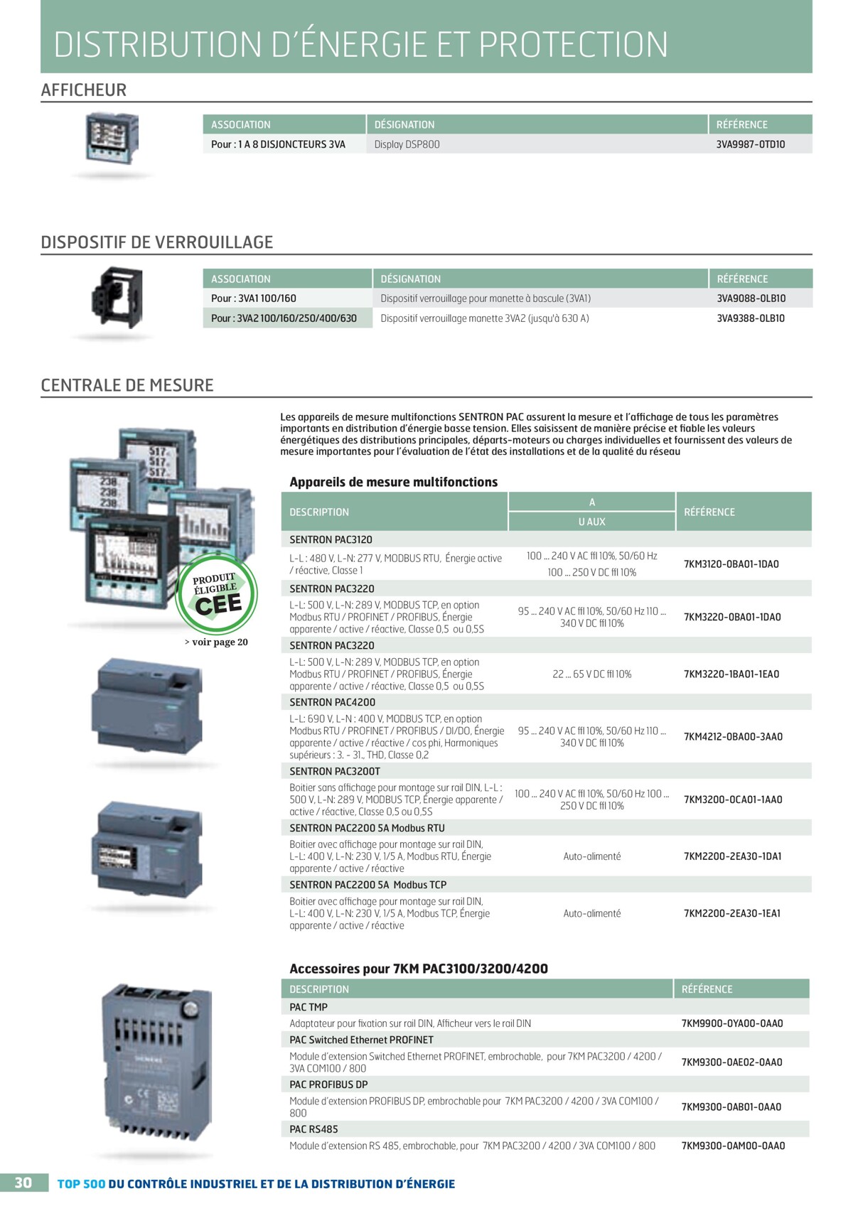 Catalogue TOP 500 siemens - Rexel, page 00030