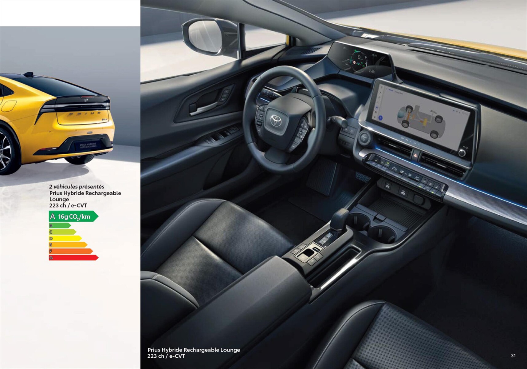 Catalogue Toyota Prius Hybride Rechargeable, page 00031