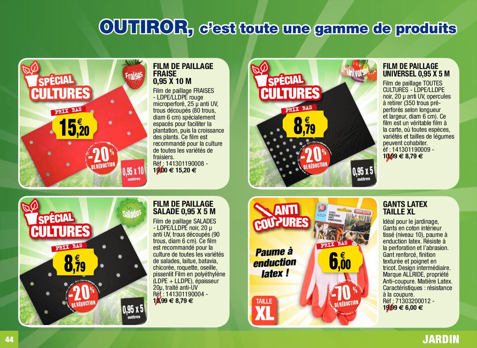 Catalogue SOLDES D'ete Outiror, page 00044