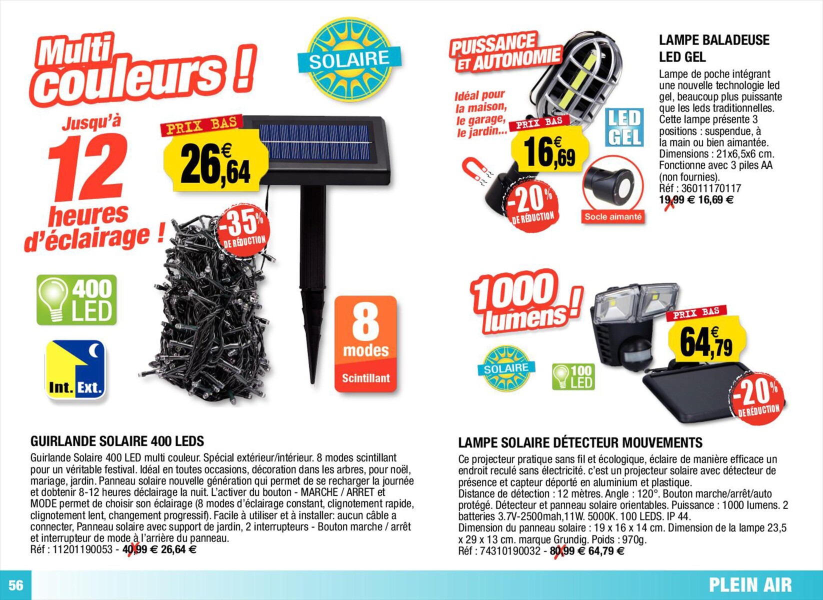 Catalogue SOLDES D'ete Outiror, page 00056