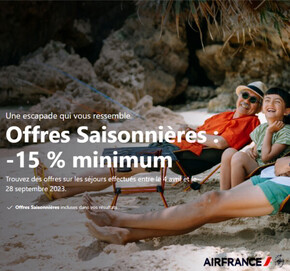 Promos de Voyages à Lyon | Offres d'ete sur Air France | 29/06/2023 - 28/09/2023
