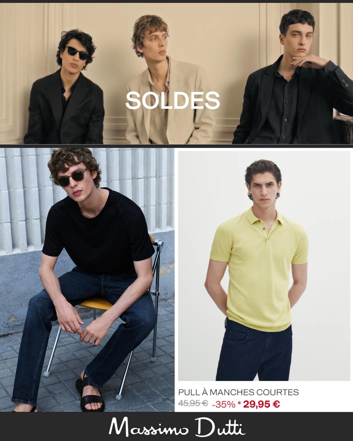 Catalogue Massimo Dutti Soldes | Homme, page 00001