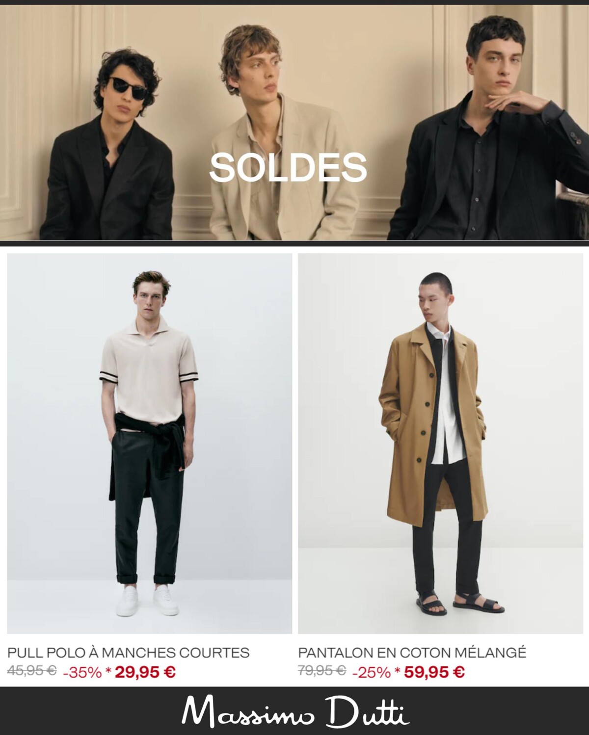 Catalogue Massimo Dutti Soldes | Homme, page 00007