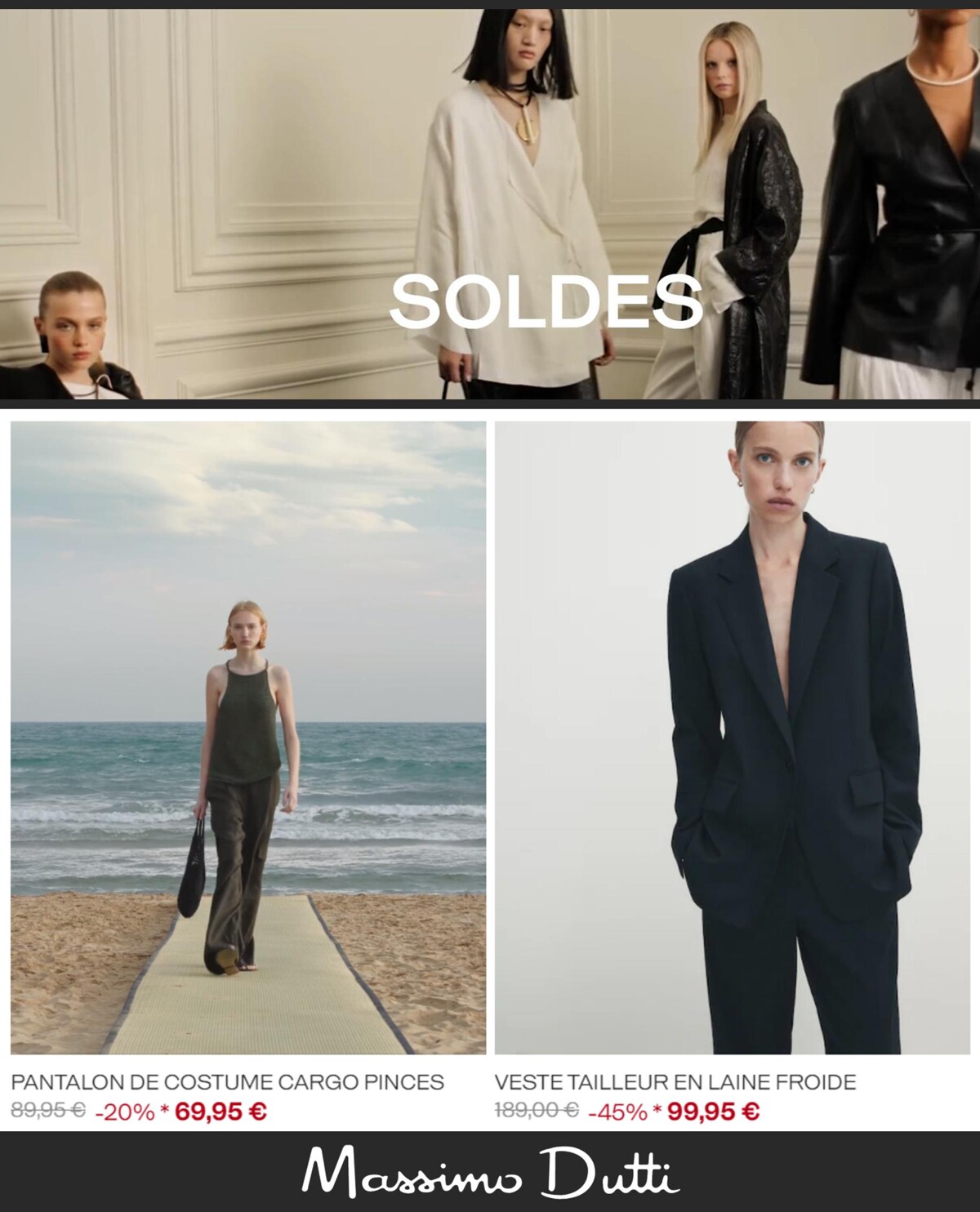 Catalogue Massimo Dutti Soldes | Femme, page 00002