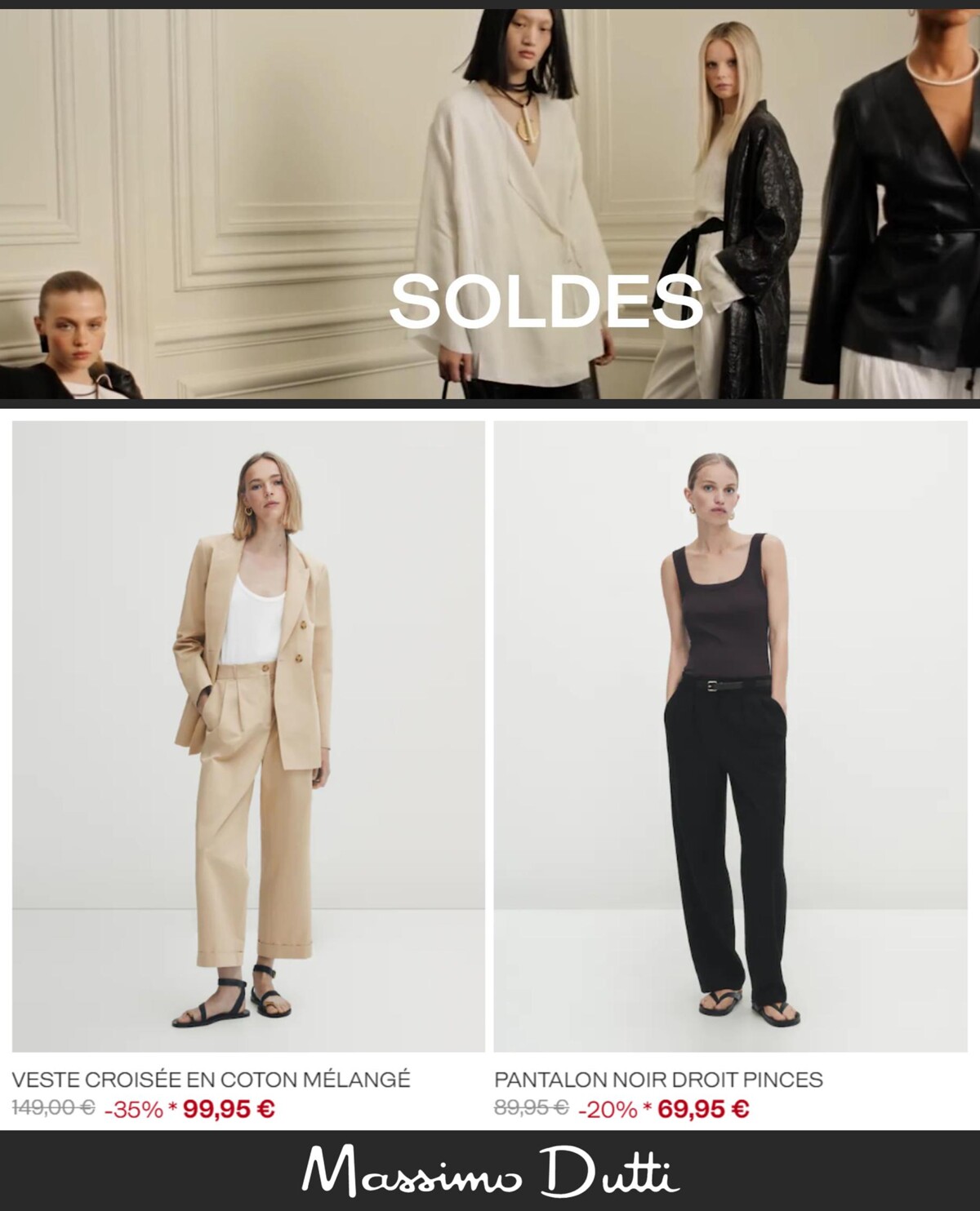 Catalogue Massimo Dutti Soldes | Femme, page 00003