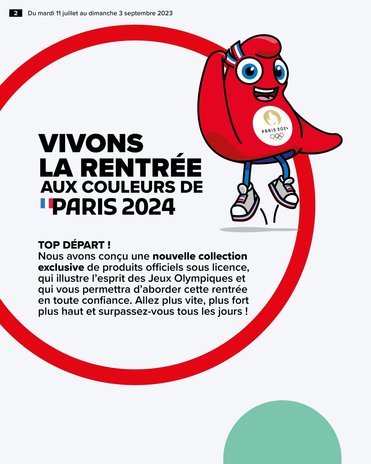 Catalogue Vivons la rentree aux couleurs de Paris 2024, page 00002