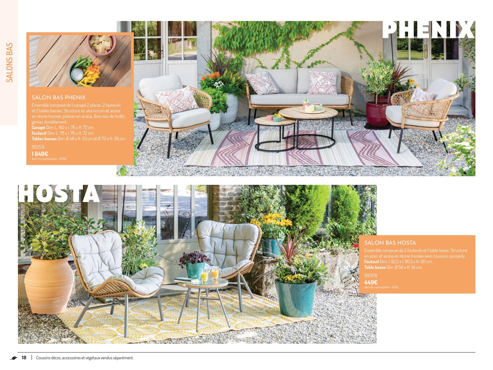 Catalogue COLLECTION MOBILIER DE JARDIN 2023, page 00018