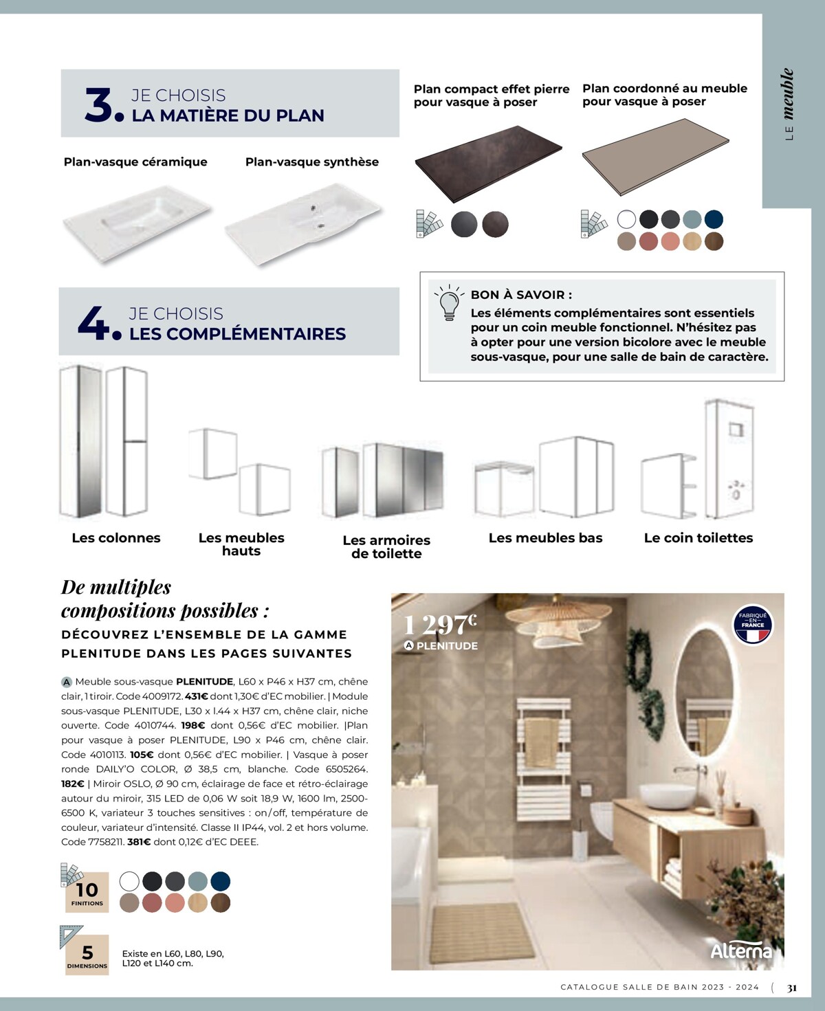 Catalogue Catalogue Salle de bain 2023, page 00031