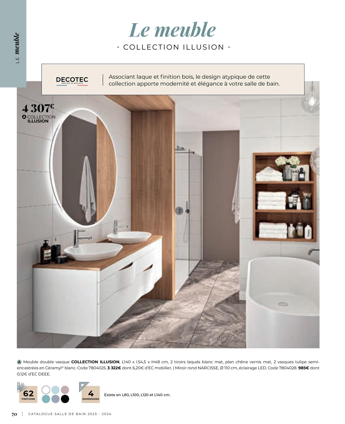 Catalogue Catalogue Salle de bain 2023, page 00070