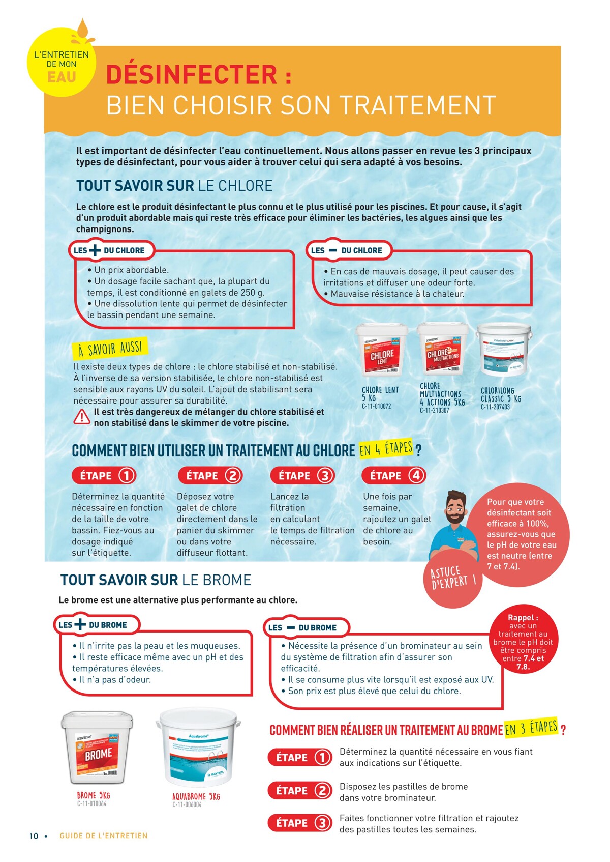 Catalogue GUIDE PISCINE ENTRETIEN, page 00010