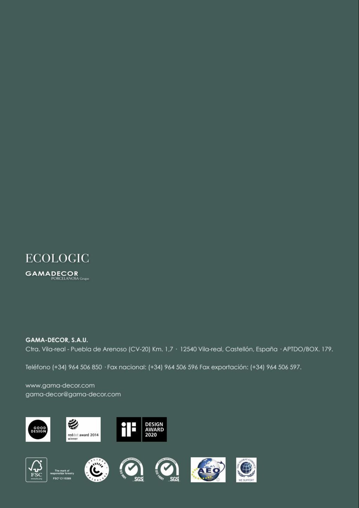 Catalogue Gamadecor ecologic, page 00026