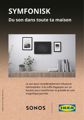 Catalogue IKEA à Lyon | SYMFONISK-Du son dans toute ta maison | 07/07/2023 - 31/10/2023