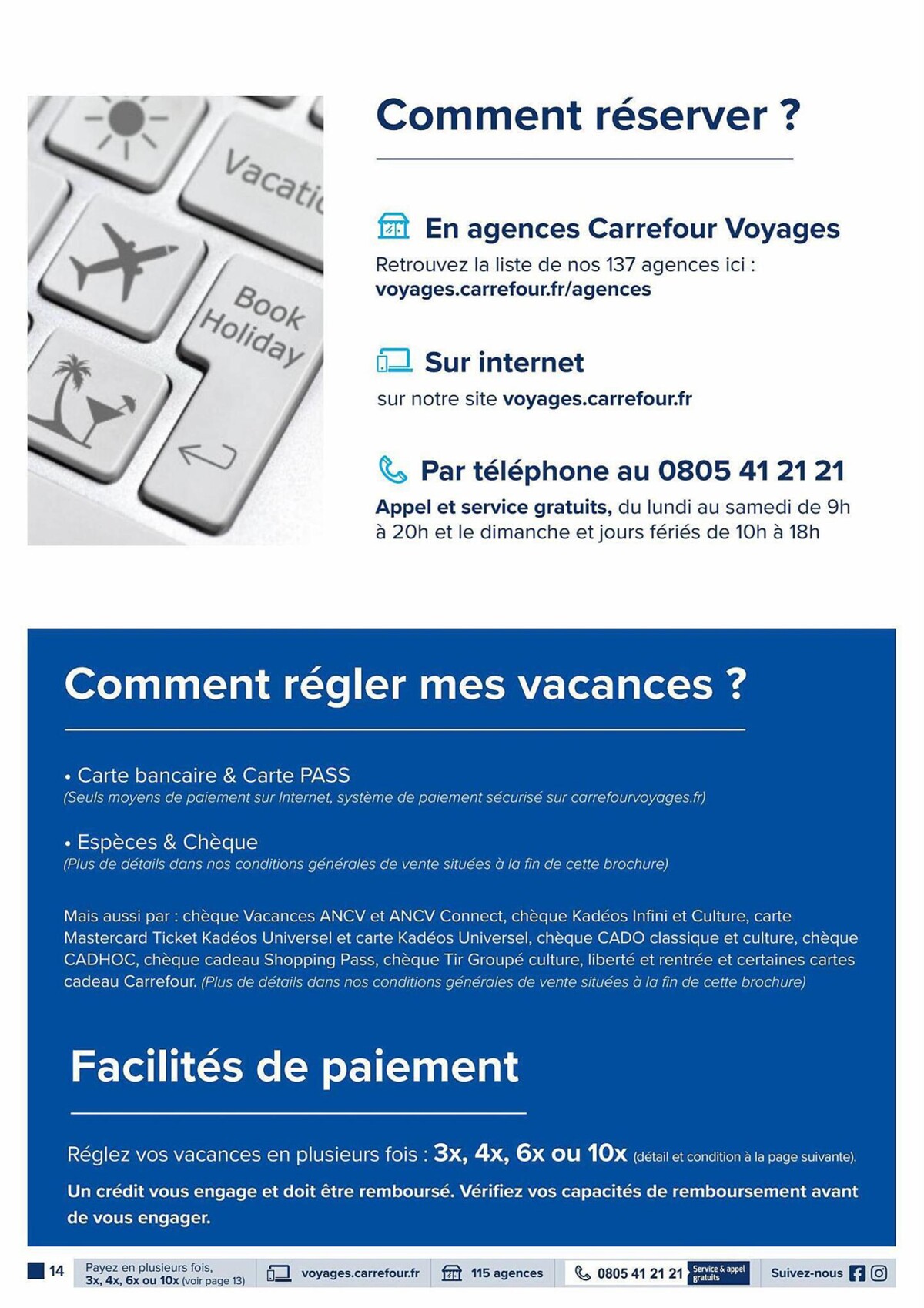 Catalogue L’été avec Carrefour Voyages, page 00014