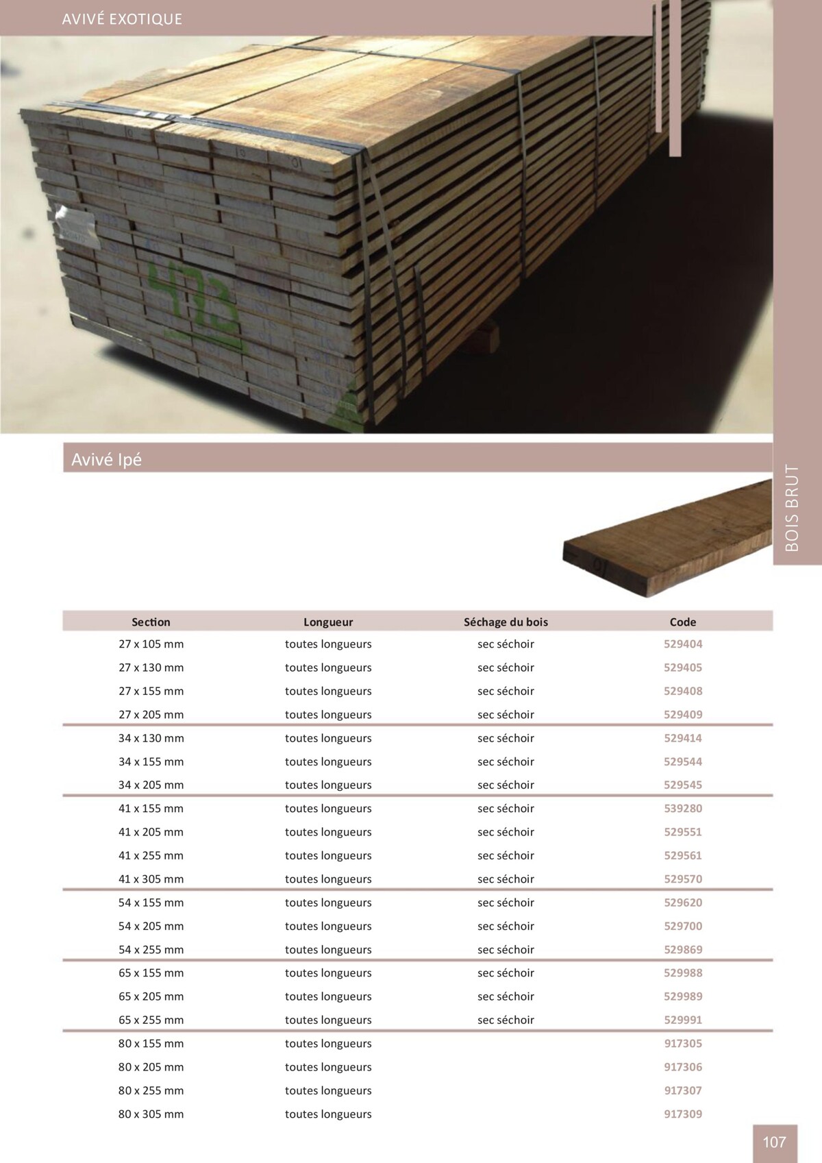 Catalogue Bois-panneaux - Samse, page 00107