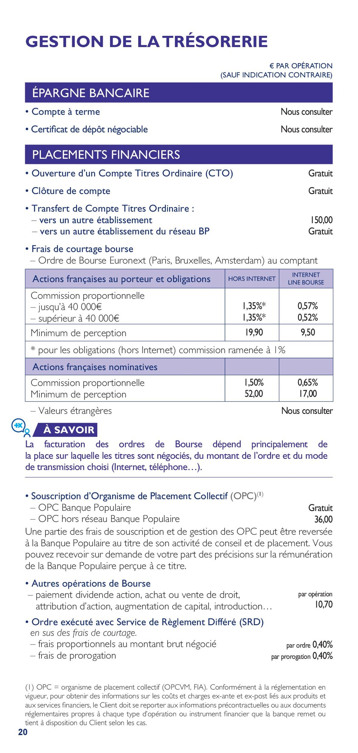 Catalogue Bpalc tarifs professionnels d'entreprises, page 00020