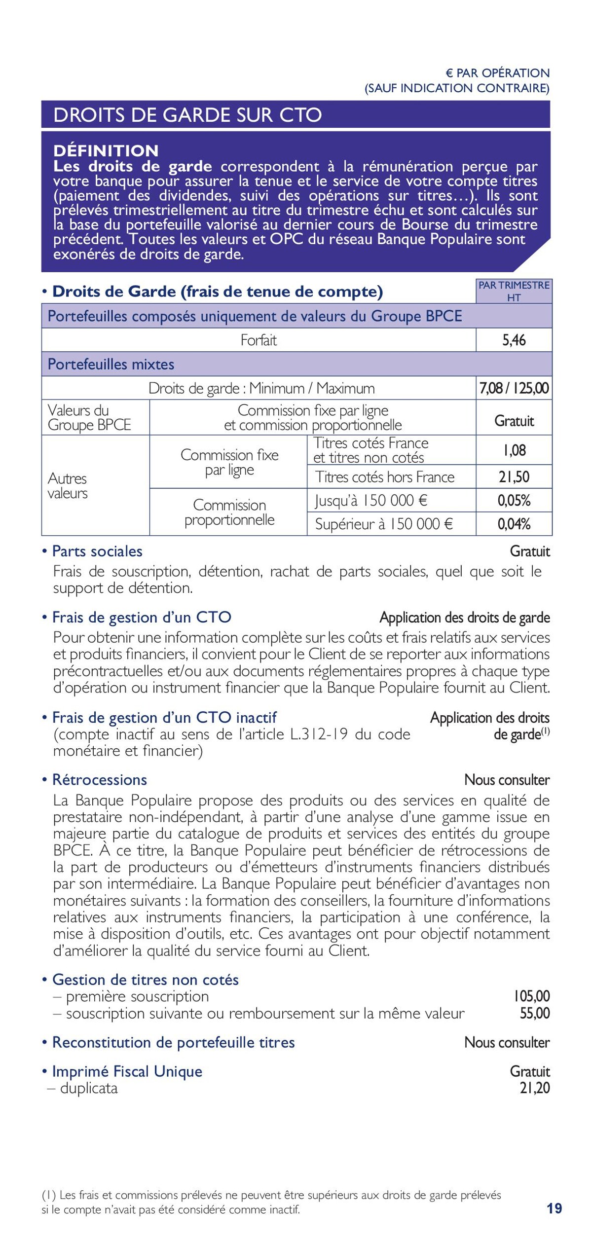Catalogue Tarifs d'entreprises, page 00019