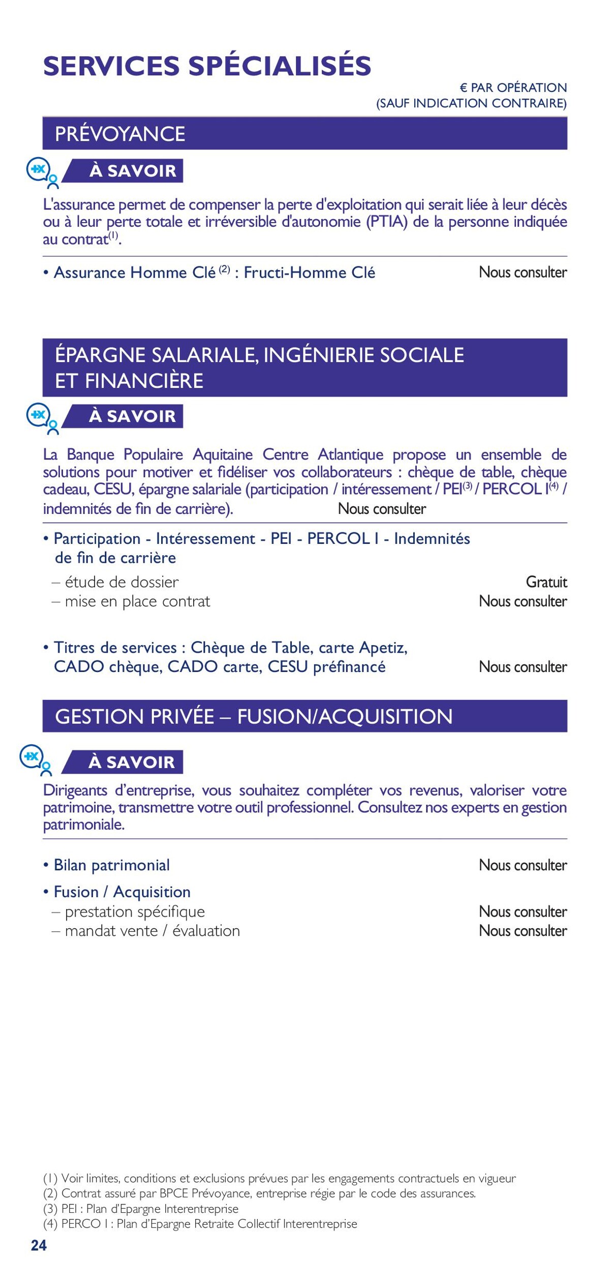Catalogue Tarifs d'entreprises, page 00024
