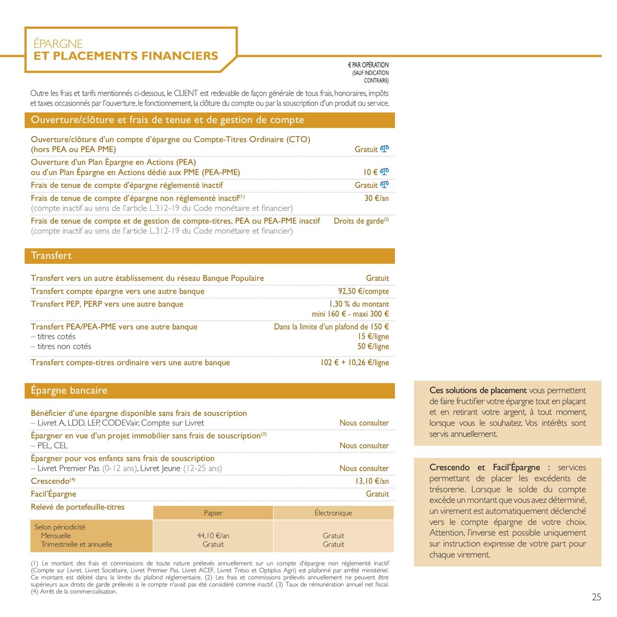 Catalogue BPBFC TARIFS, page 00025