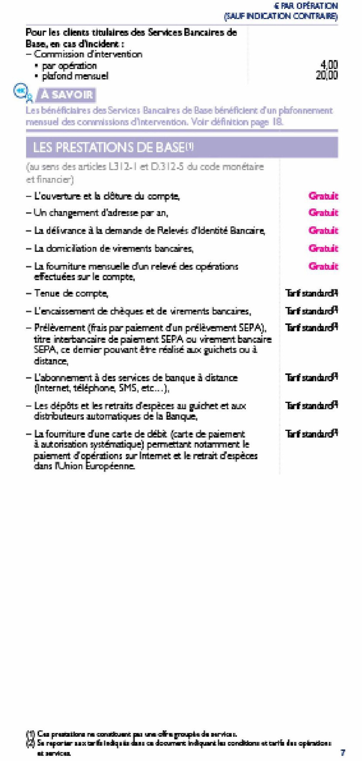 Catalogue Bpalc tarifs particuliers , page 00007