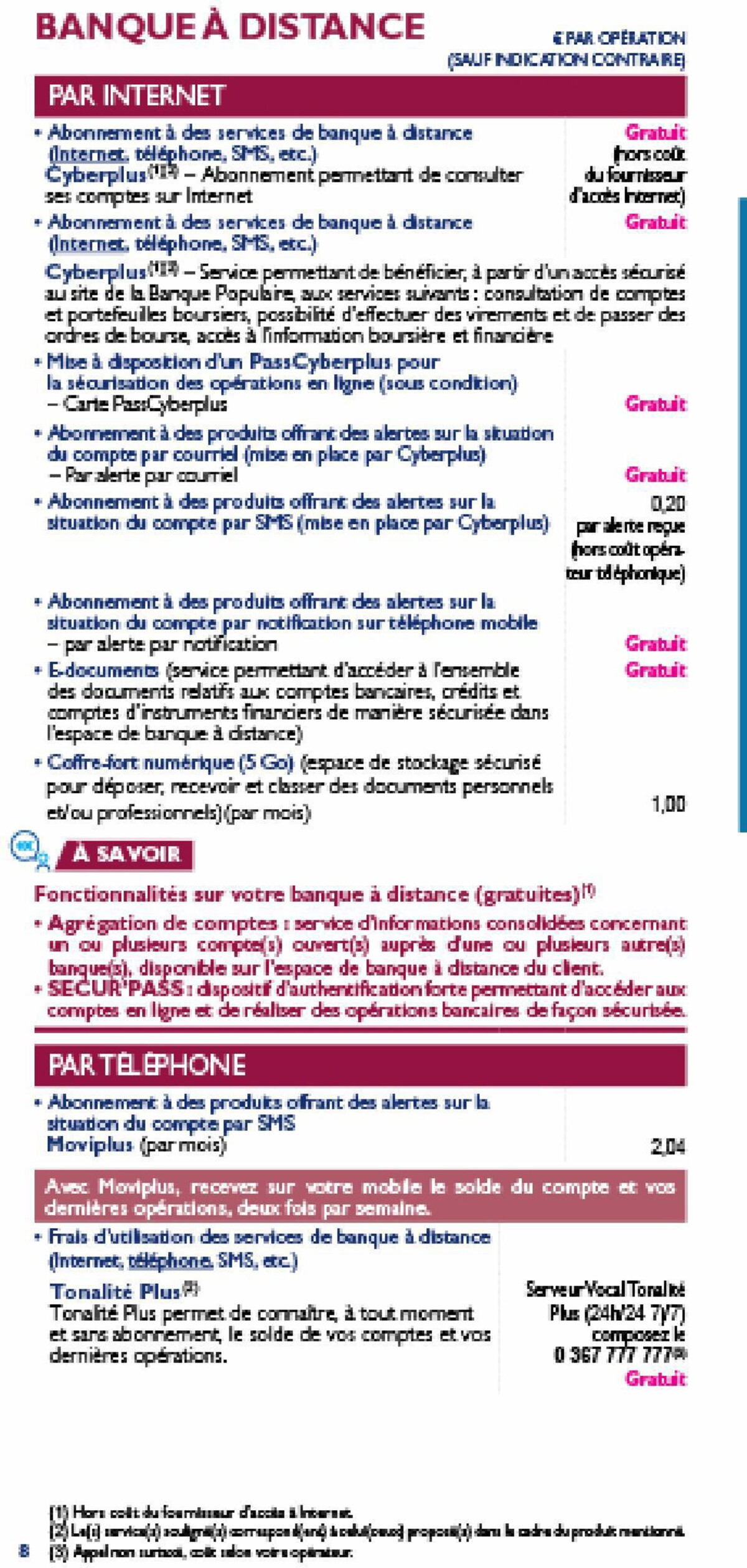 Catalogue Bpalc tarifs particuliers , page 00008
