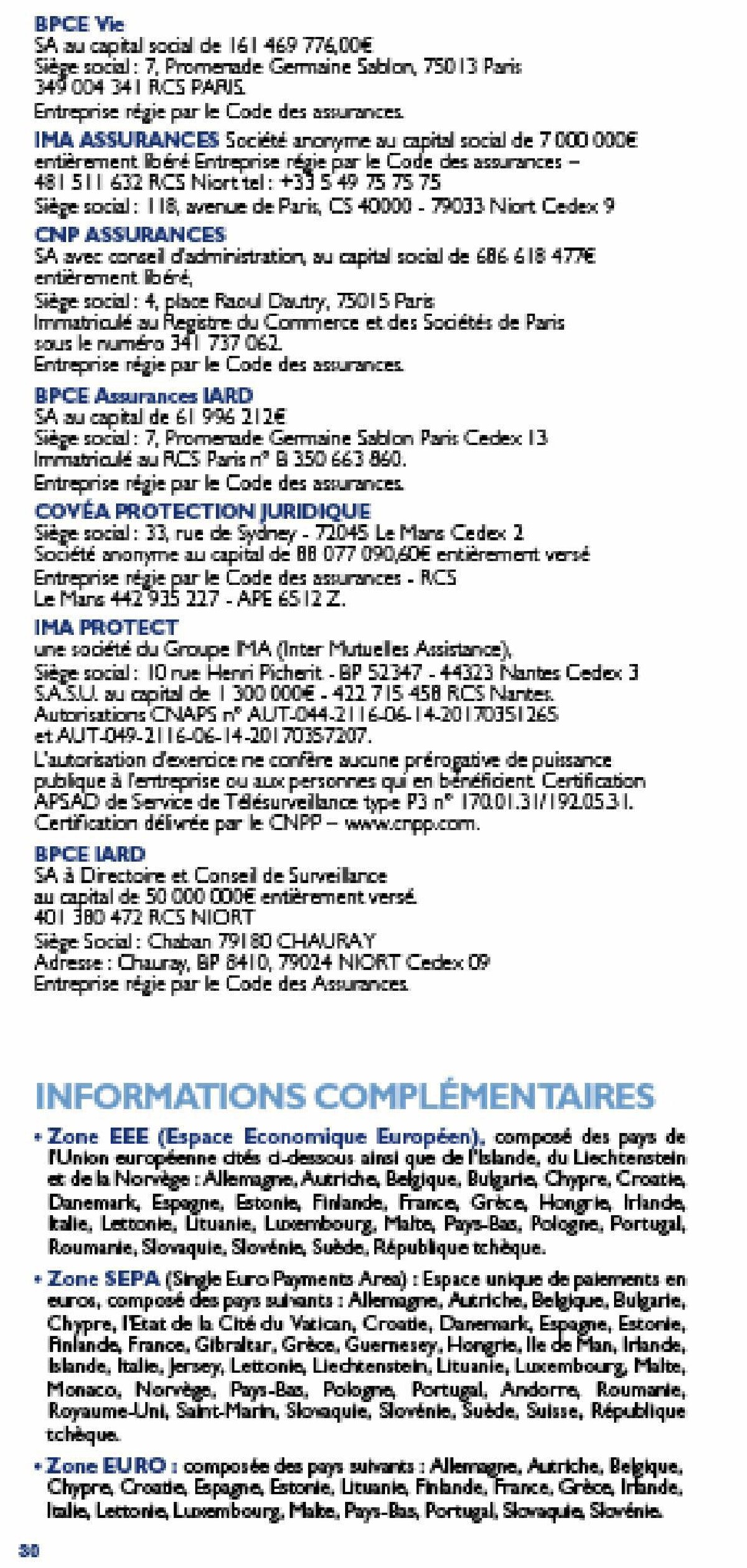 Catalogue Bpalc tarifs particuliers , page 00030