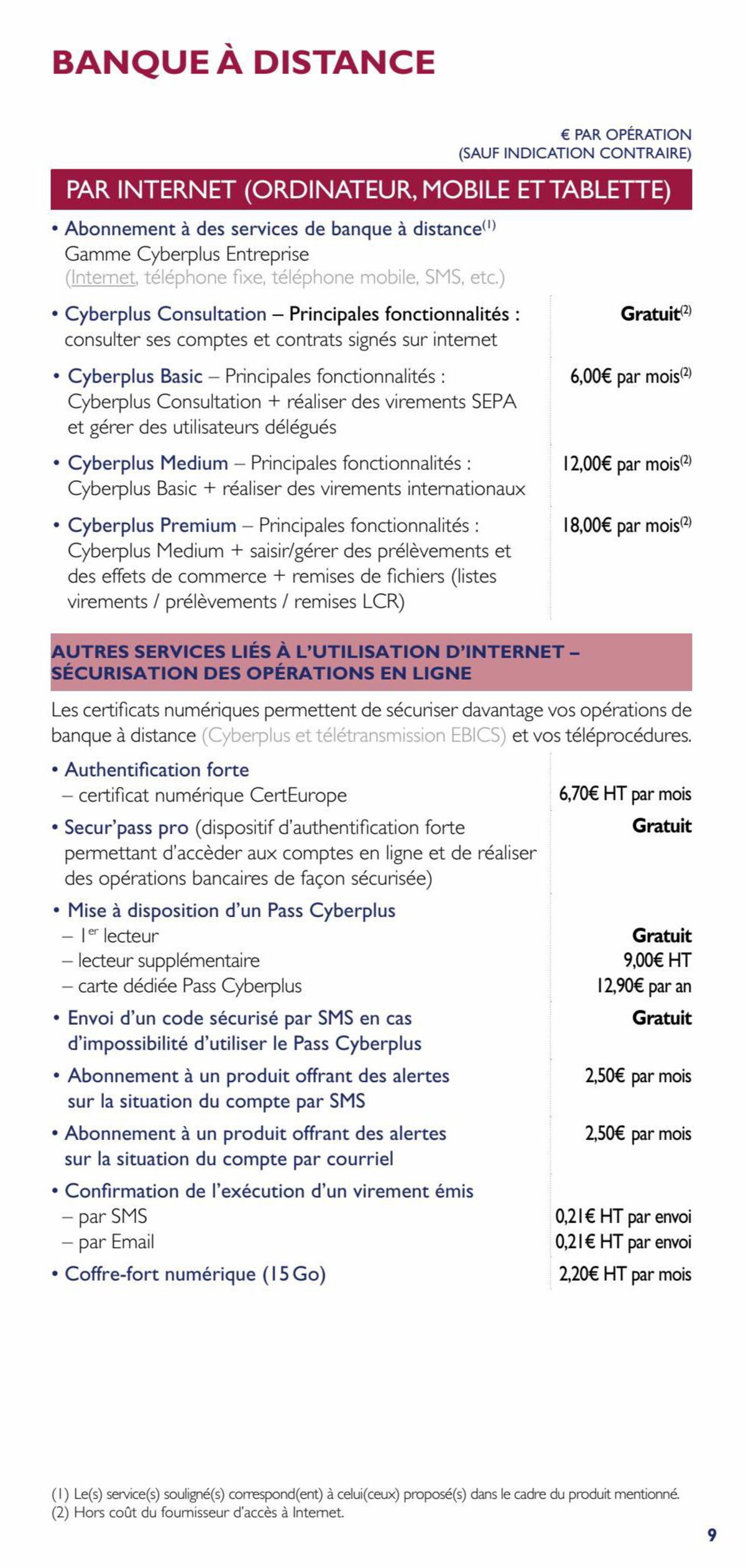 Catalogue Tarifs-entreprises 2023 Nord, page 00009