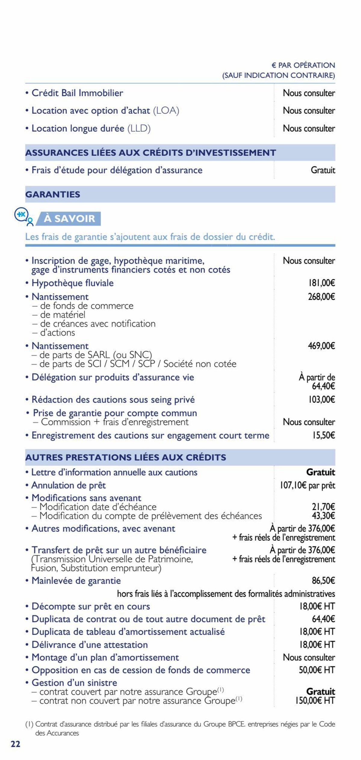Catalogue Tarifs-entreprises 2023 Nord, page 00022