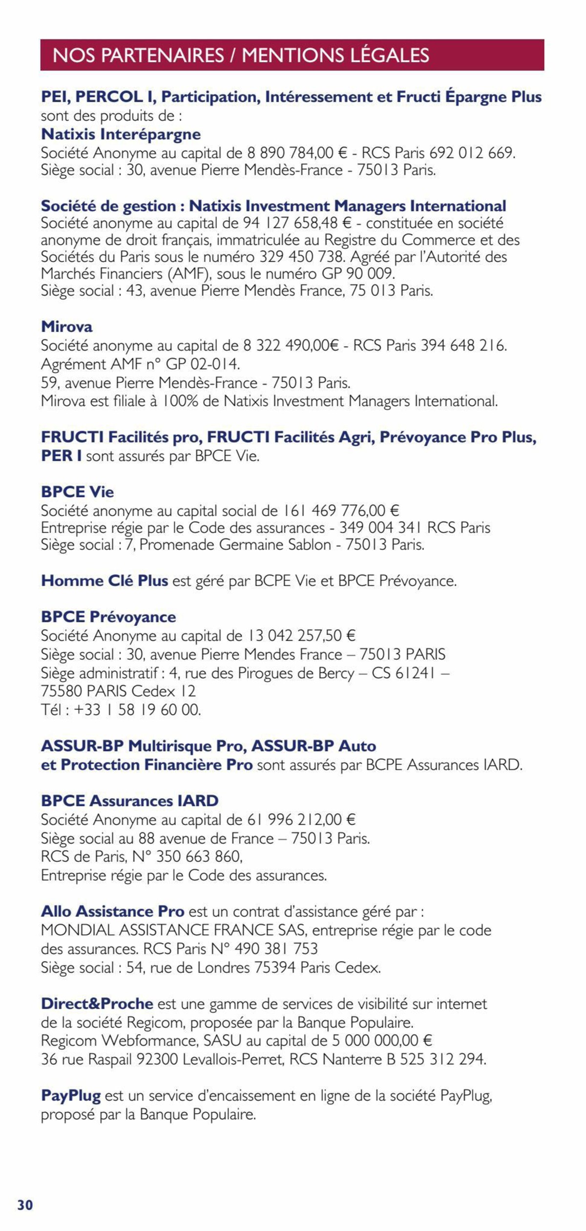 Catalogue Tarifs-entreprises 2023 Nord, page 00030