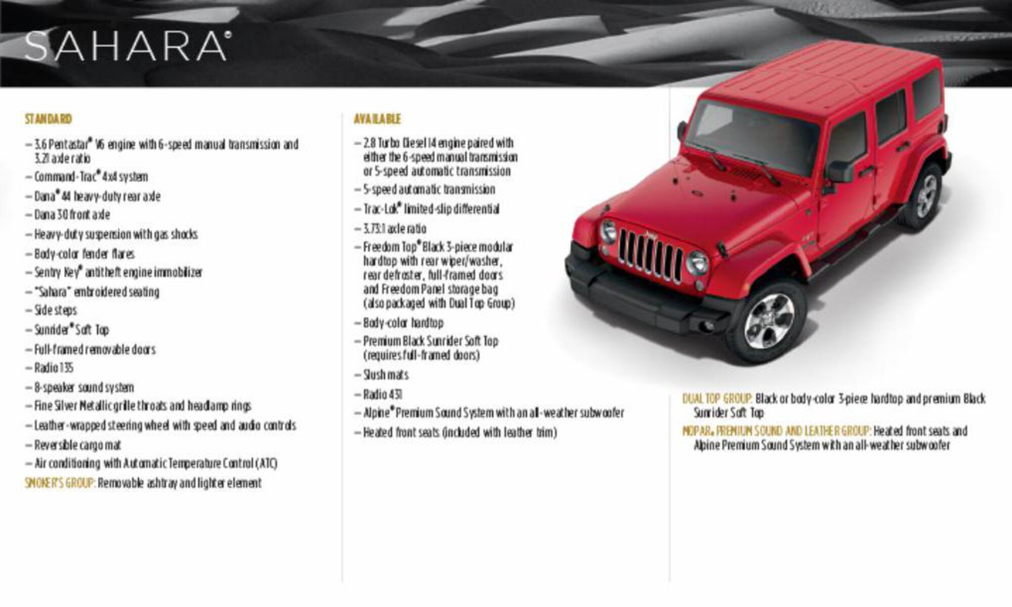 Catalogue Jeep wrangler , page 00005