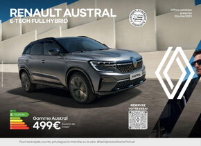 Promos de Auto et Moto à Lyon | RENAULT - DACIA sur Renault | 13/07/2023 - 13/02/2024