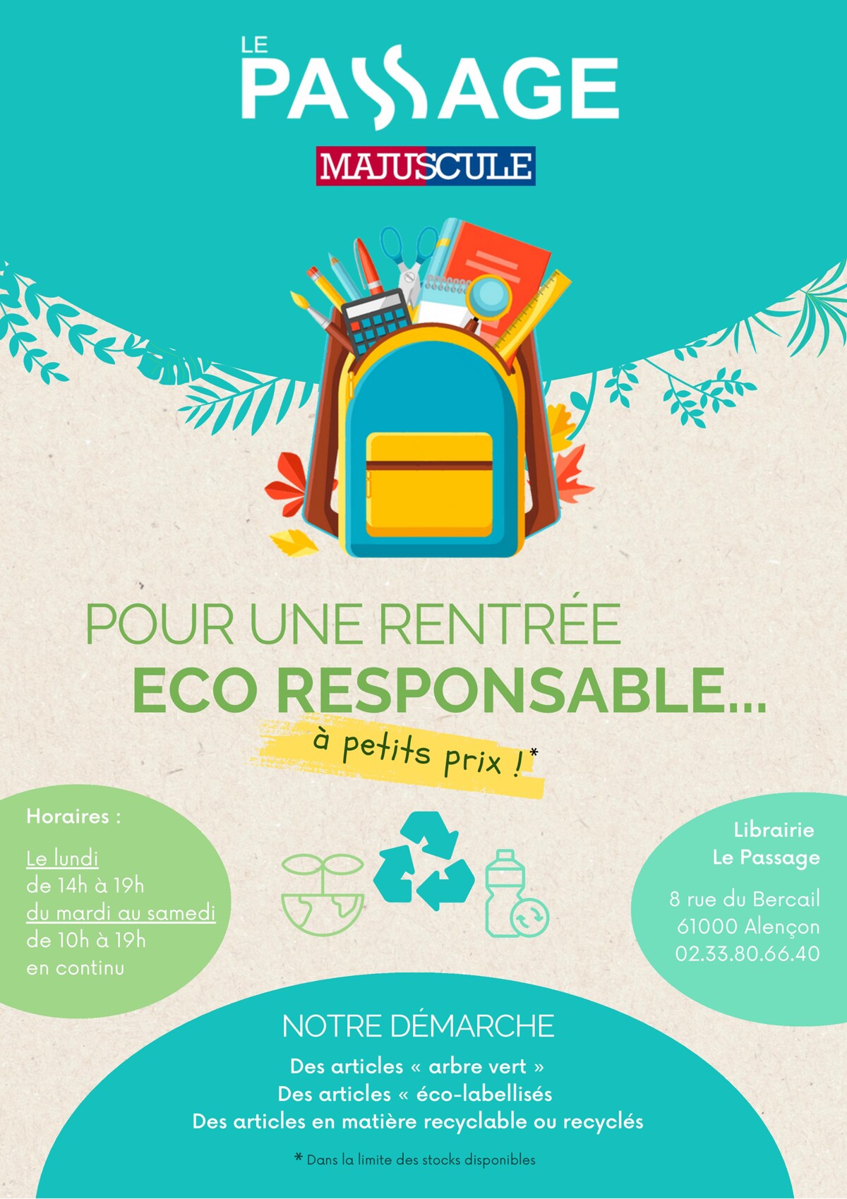 Catalogue POUR UNE RENTRÉE ECO RESPONSABLE..., page 00001