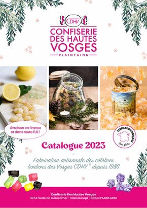 Promos de Supermarchés à Gérardmer | Catalogue 2023  sur Confiserie des Hautes Vosges | 13/07/2023 - 30/04/2024