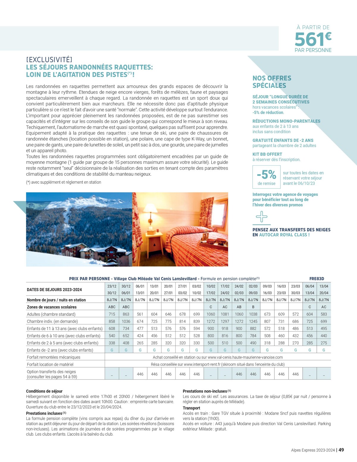 Catalogue Alpes express hiver 2023-2024, page 00049