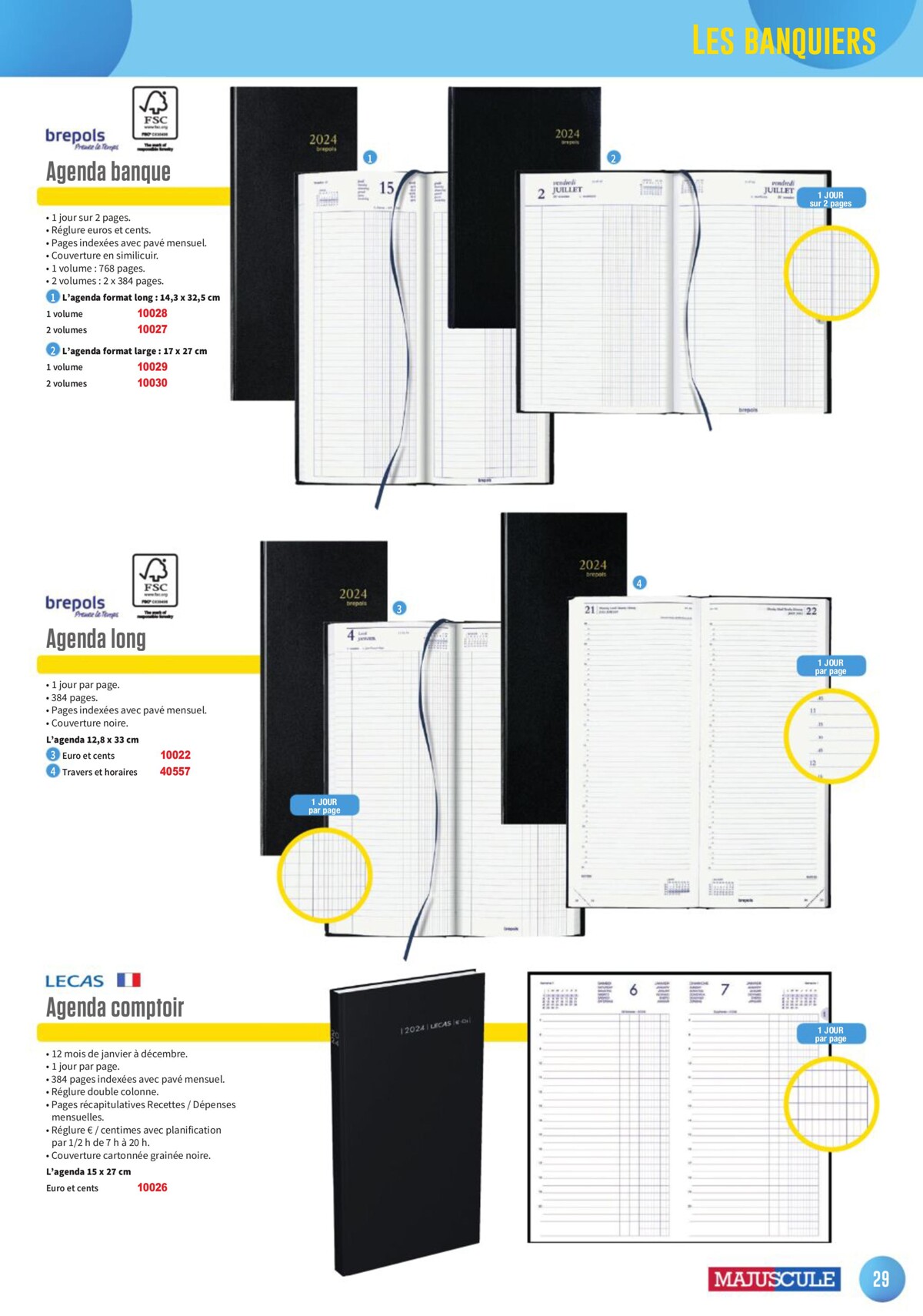 Catalogue Les agendas et calendriers 2024, page 00029