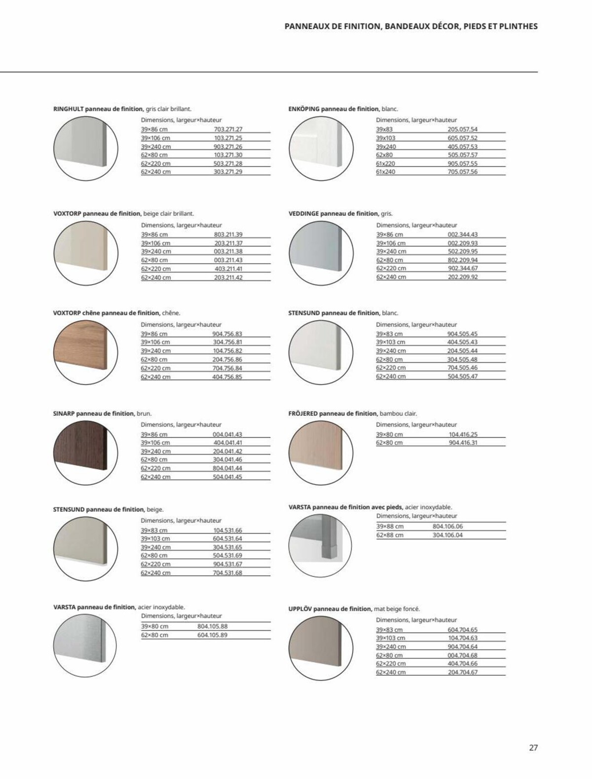 Catalogue IKEA CUISINES Guide d’achat 2023, page 00027