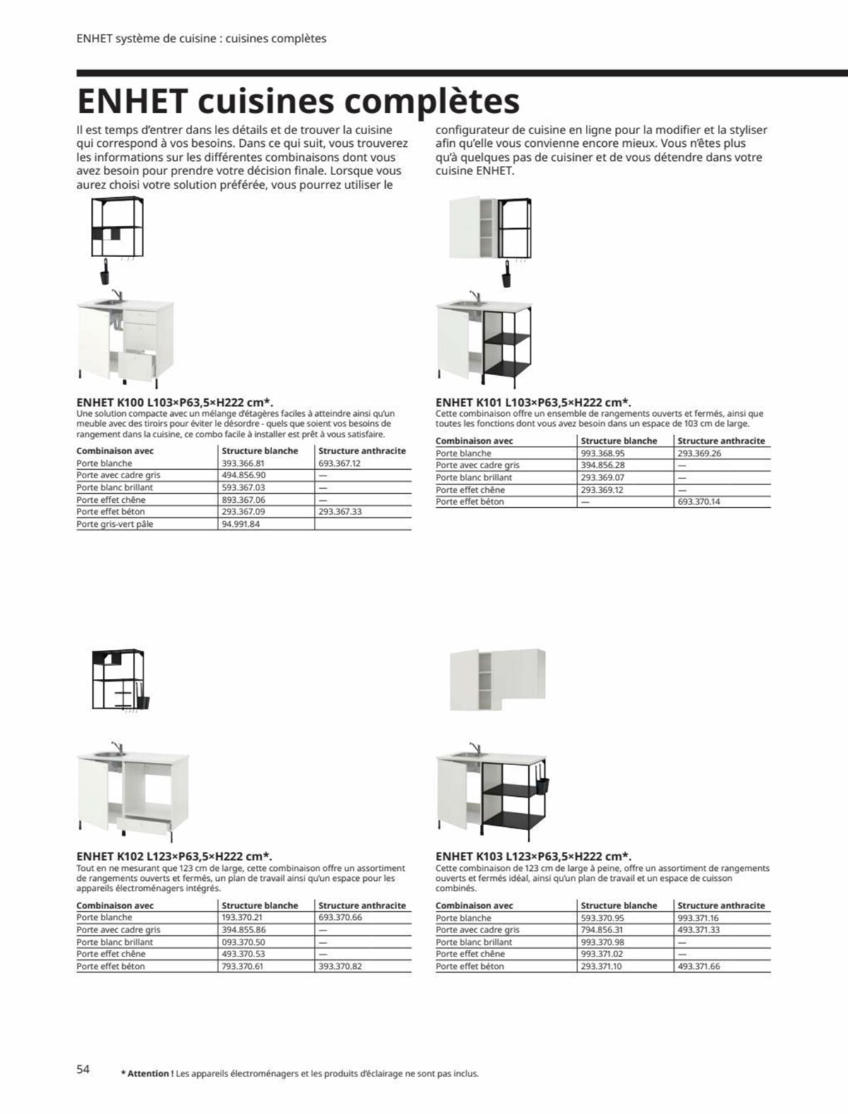 Catalogue IKEA CUISINES Guide d’achat 2023, page 00054