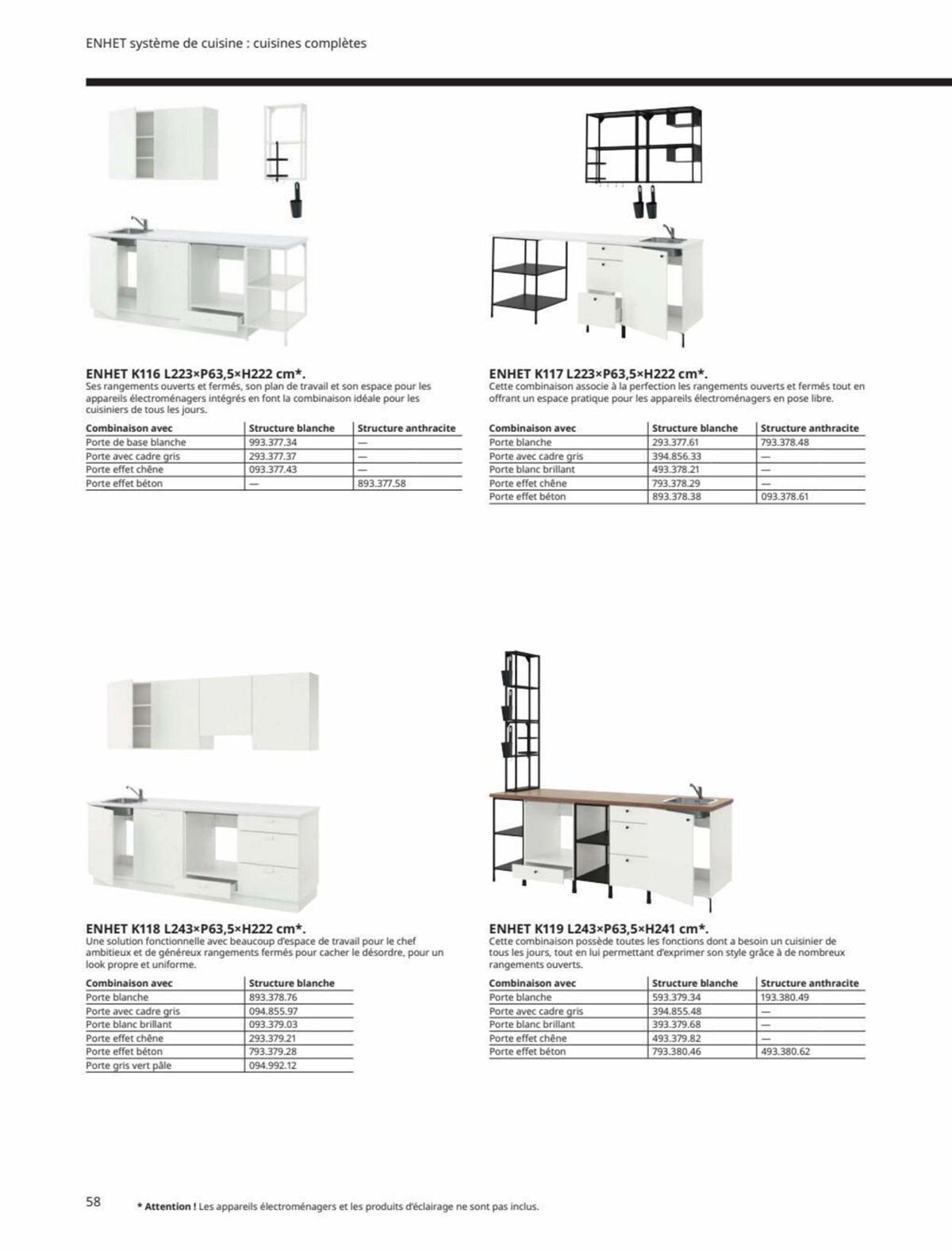 Catalogue IKEA CUISINES Guide d’achat 2023, page 00058