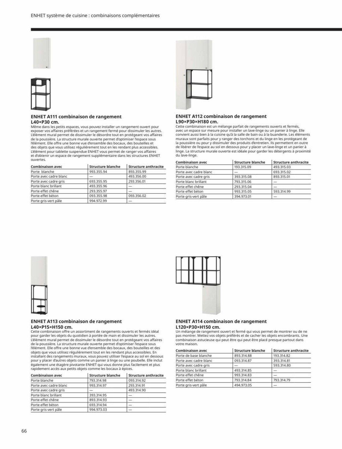 Catalogue IKEA CUISINES Guide d’achat 2023, page 00066