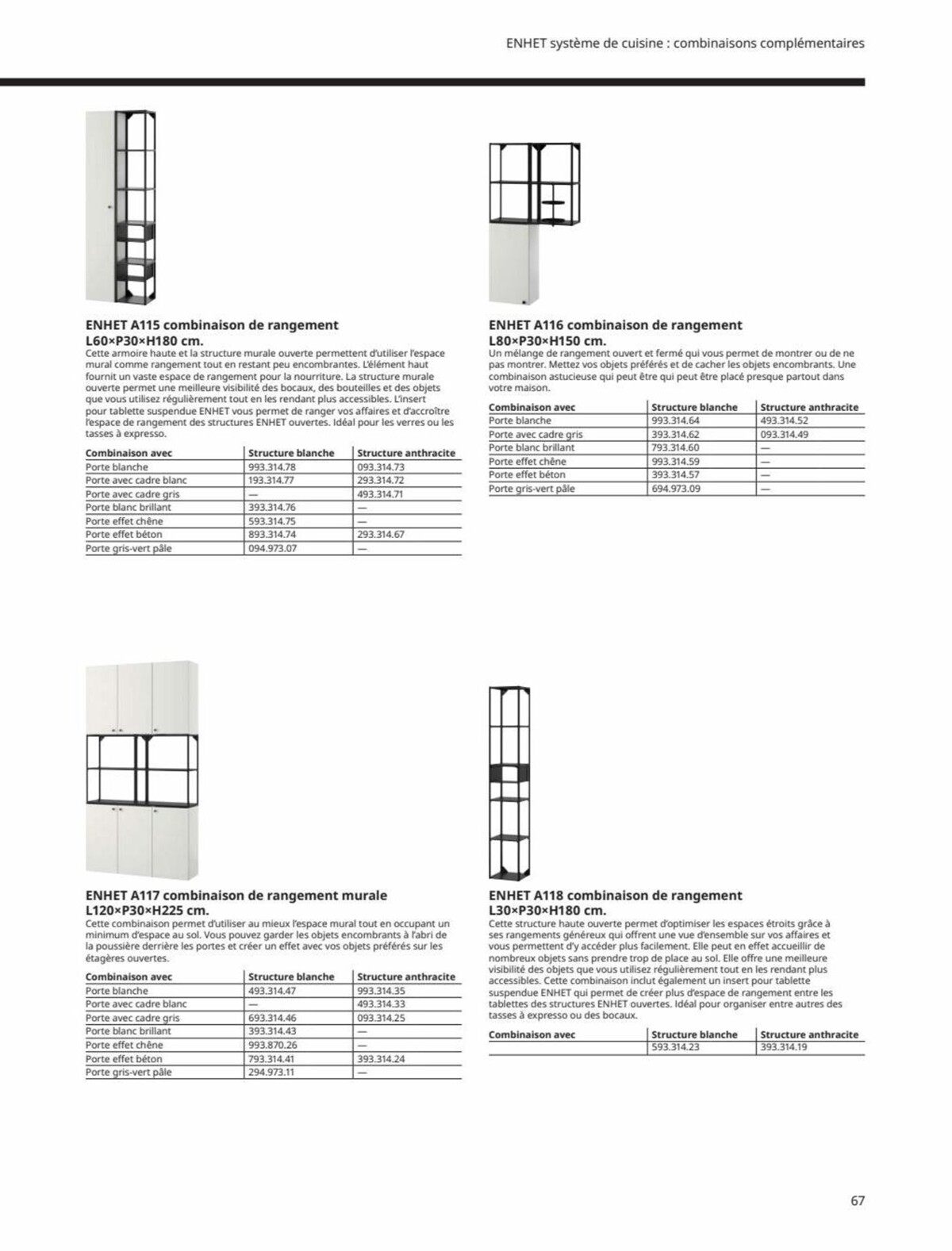 Catalogue IKEA CUISINES Guide d’achat 2023, page 00067