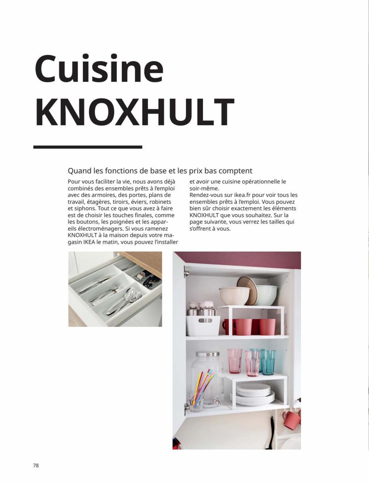 Catalogue IKEA CUISINES Guide d’achat 2023, page 00078