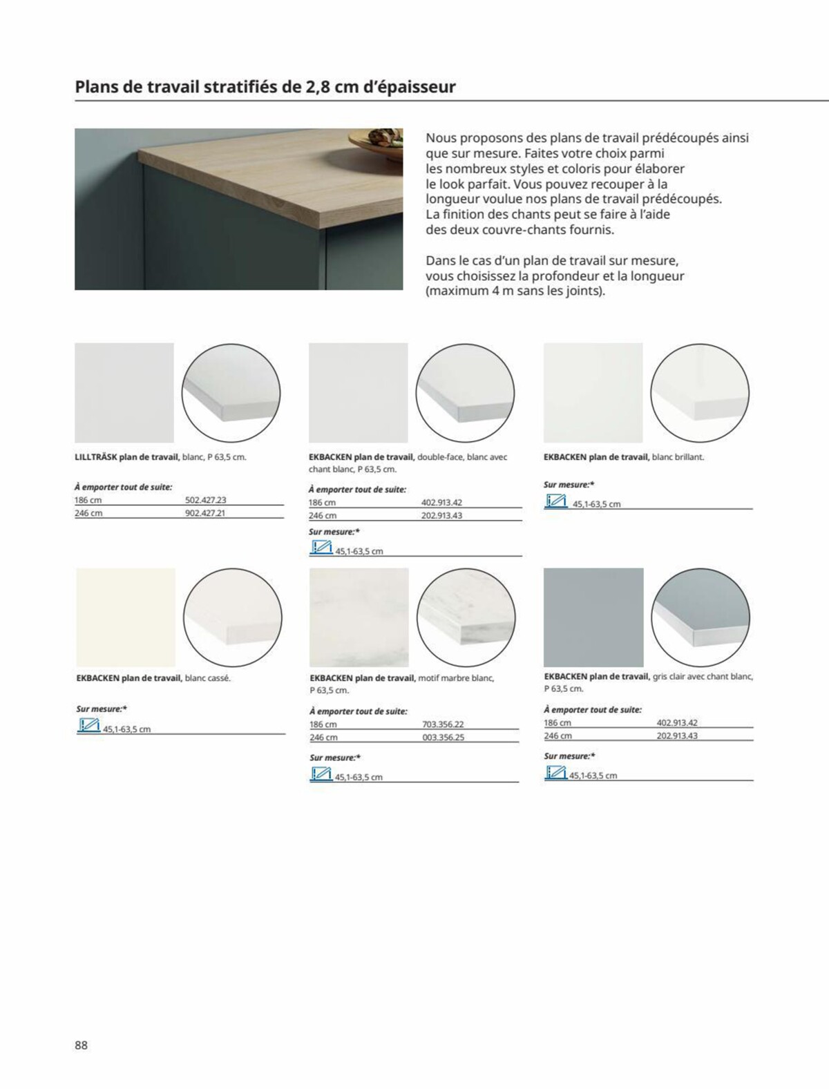 Catalogue IKEA CUISINES Guide d’achat 2023, page 00088