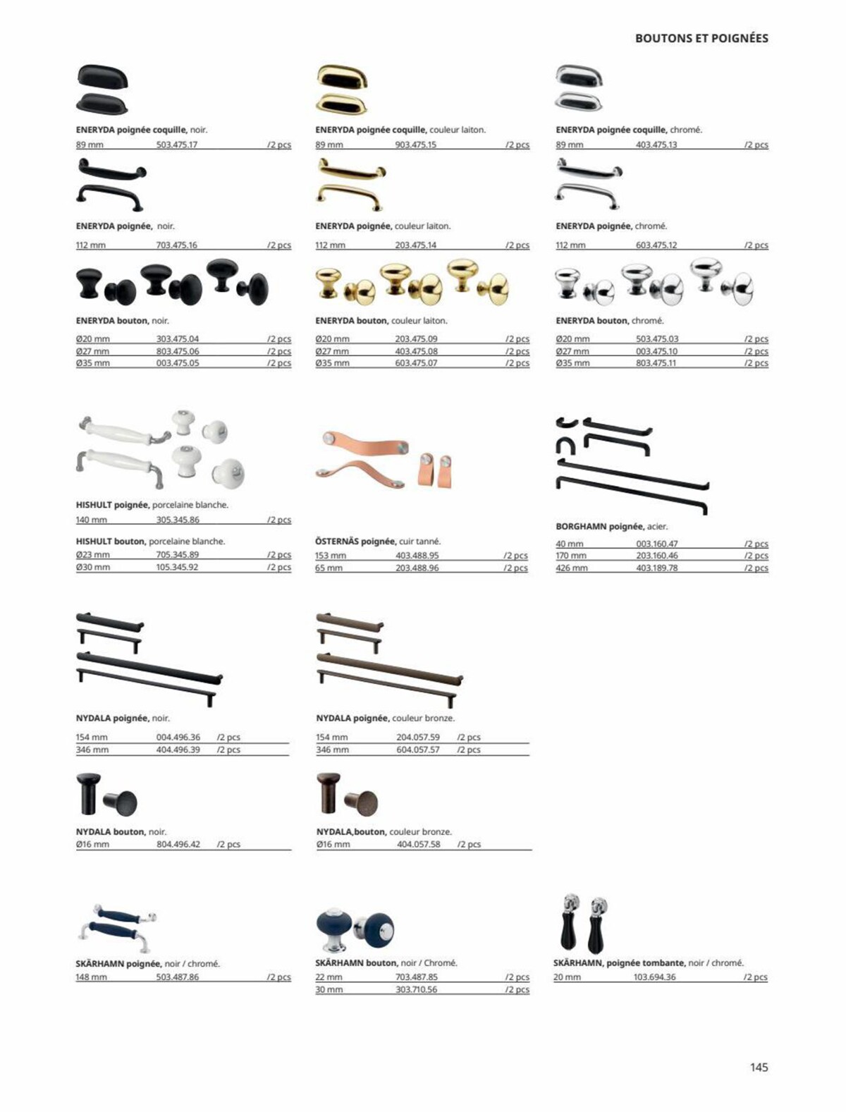 Catalogue IKEA CUISINES Guide d’achat 2023, page 00145